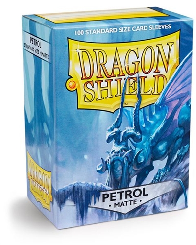 Dragon Shield - Matte Petrol Sleeves - Standard Sleeves (100 stk) - Plastiklommer